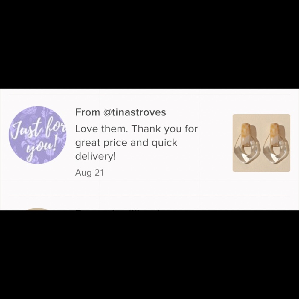 Last pair! ⭐️ Anthro geometric hoop earrings - Picture 7 of 7